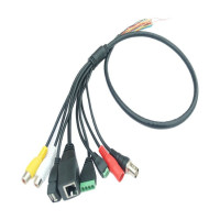 PTZ monitoring high-definition network outdoor remote panoramic camera tail cable, intelligent alarm camera dome network cable